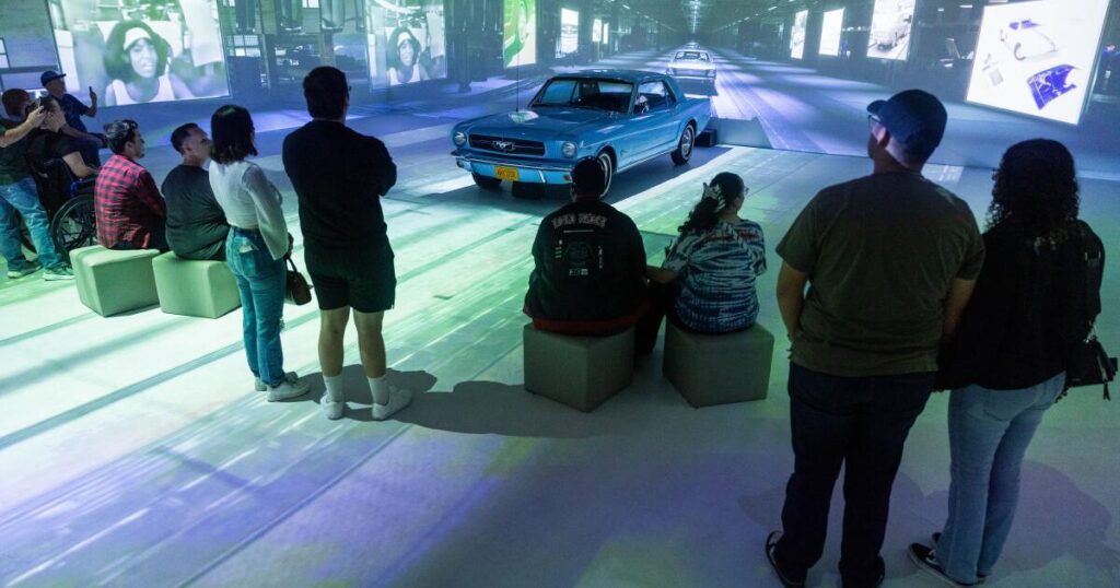 The Ford Mustang gets the theme park treatment in L.A. Can experiences get Gen Z to buy cars?