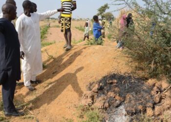 Nigerian villagers rattled by U.S. airstrikes that  made their homes shake and the sky glow red