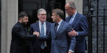 Zelensky meets in London with European allies on U.S. peace plan and security