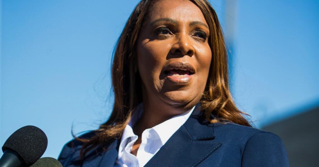 Justice Department again fails to re-indict New York Atty. Gen. Letitia James, AP source says