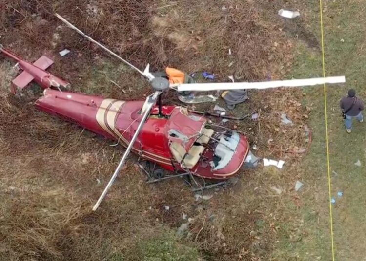 1 dead, 1 injured in midair helicopter crash in New Jersey, officials say