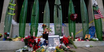 Man charged in National Guard shooting pleads not guilty during court appearance from hospital bed