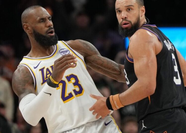 Lakers blow 20-point lead but survive when Dillon Brooks and Suns go supernova