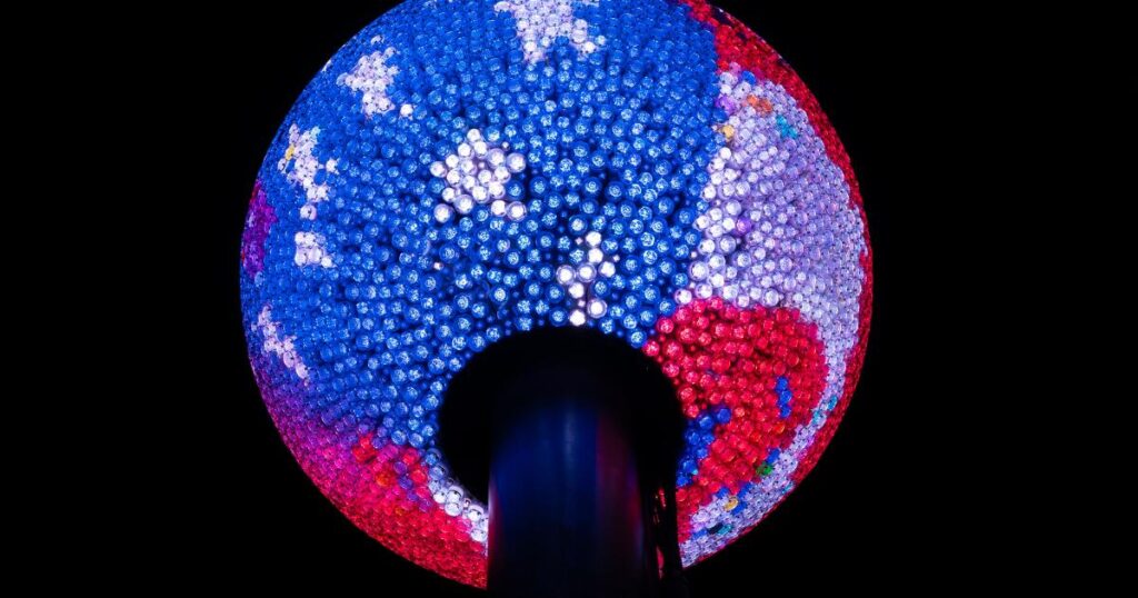 Times Square will kick off the U.S.’s 250th birthday with a patriotic crystal ball