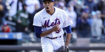 Edwin Díaz’s magical trumpeter leaps to top of Dodgers’ iconic walk-up hit list