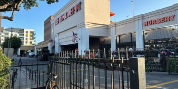 ‘It penetrates your bones’: Day laborers protest noise machines installed at Home Depot