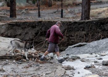 L.A. got a break from the rains during Christmas day, but flooding risks remain