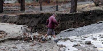 L.A. got a break from the rains during Christmas day, but flooding risks remain