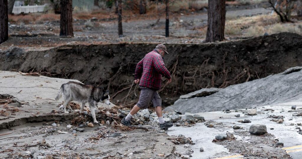 L.A. got a break from the rains during Christmas day, but flooding risks remain