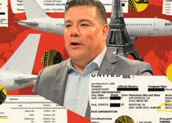 International travel. Fancy meals. Missing receipts. Who paid the tab for this top official?