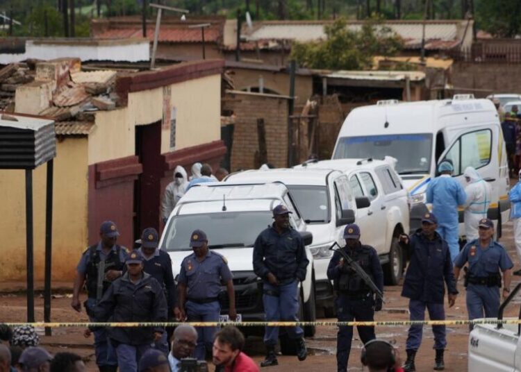 Gunmen open fire at a South African pub, killing 9 and wounding 10