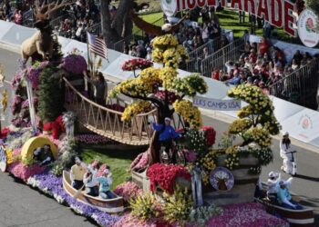 Rose Parade float has a firefighter, pancakes, syrup: Here’s why some people were upset