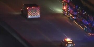 Chaotic night on L.A. roads: Ambulance chase, Porsche crash, 210 ejection death