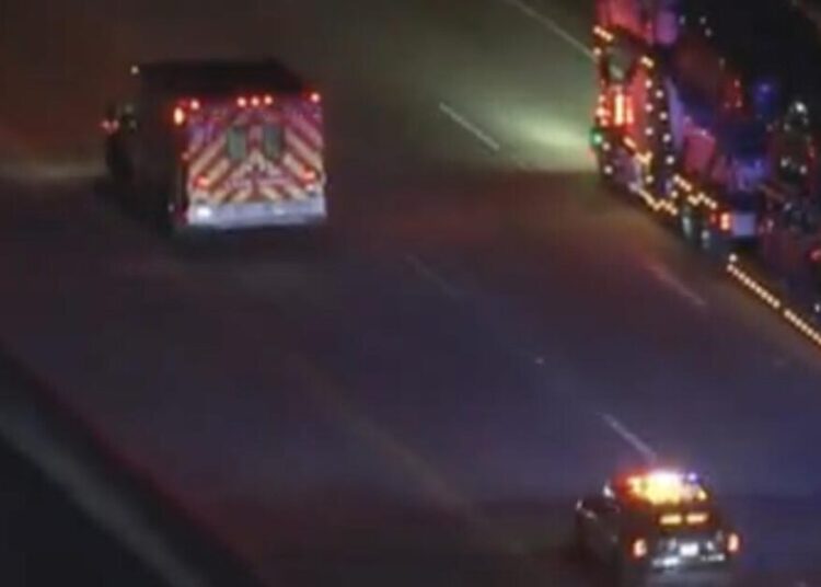 Chaotic night on L.A. roads: Ambulance chase, Porsche crash, 210 ejection death