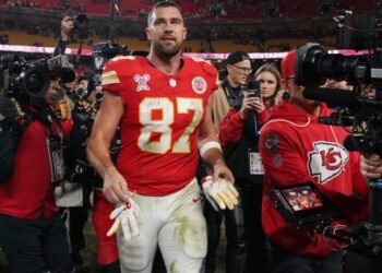 Travis Kelce ascends the all-time NFL receptions list while contemplating retirement