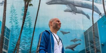 How did a middle-aged British man in a bathrobe become a global DJ sensation?