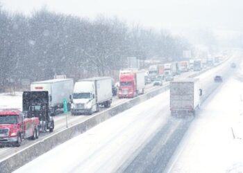 The first big snowstorm of the winter hits the Northeast