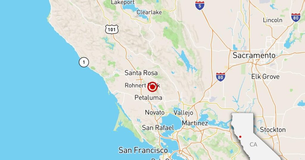 Two small quakes rattle Bay Area near Santa Rosa