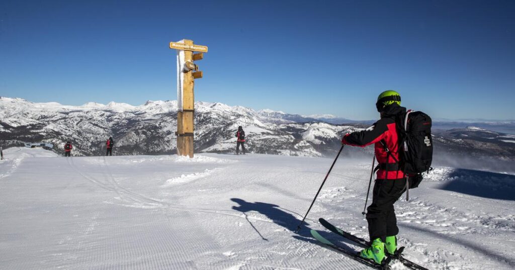 Two ski patrollers caught in avalanche at Mammoth Mountain after big storm