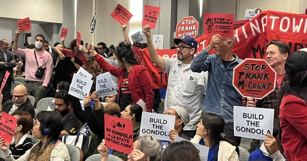 Metro votes to approve Dodger Stadium gondola project despite protests