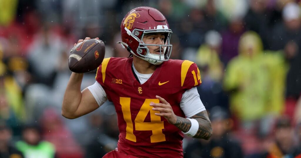 USC starting quarterback Jayden Maiava is returning for the 2026 season