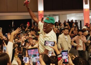 Advice and iPads: Tyler, the Creator returns to his Hawthorne high school alma mater to give back