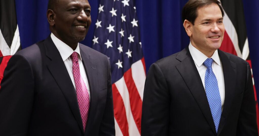 U.S. and Kenya sign first of what are expected to be dozens of ‘America First’ global health deals