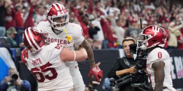 Indiana pushes to remain sharp after long layoff before Rose Bowl showdown with Alabama