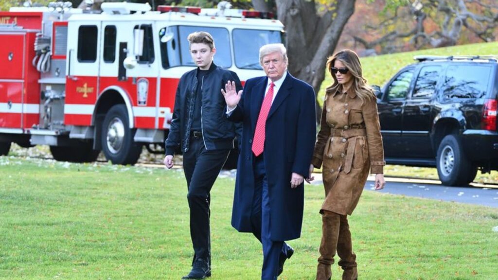 ‘Uh’: Onlookers stunned after Trump makes ‘bizarrely monstrous’ comment about youngest son