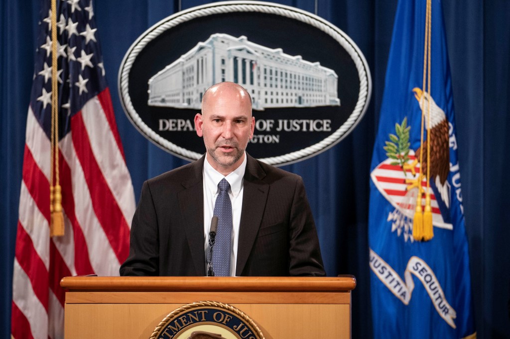 Steven D'Antuono, head of the FBI Washington field office, speaks at a news conference.