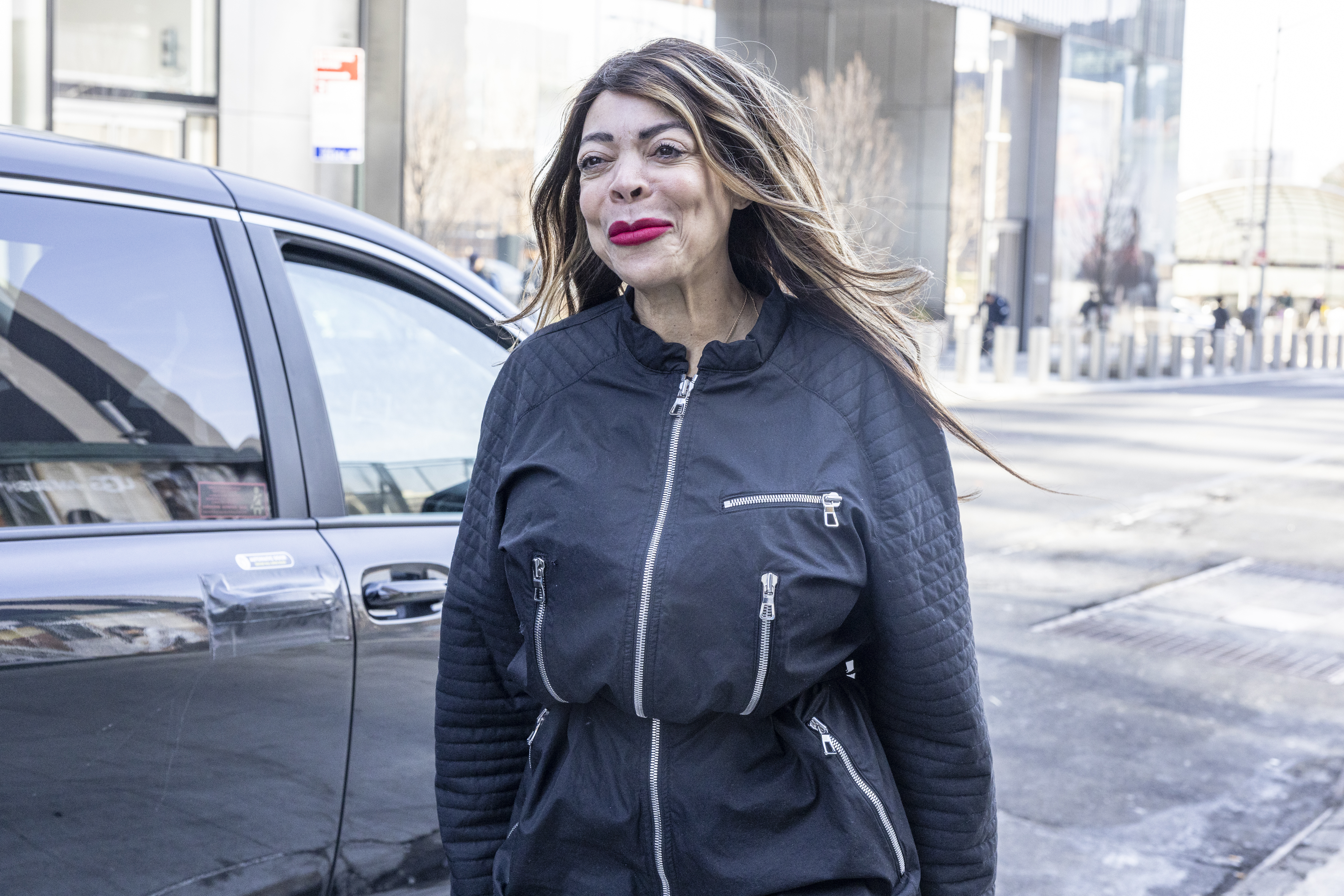 Wendy Williams leaving her assisted living facility in Manhattan.