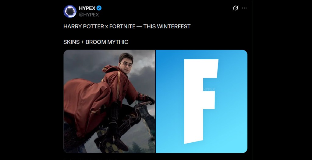 Winterfest 2025 Harry Potter Leak