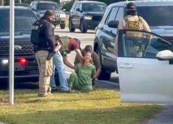 Feds forcibly yank woman in medical scrubs from car as she screams she’s a US citizen