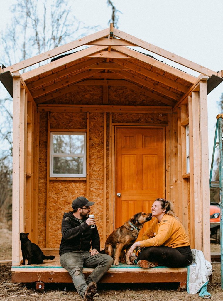 After living in their 1000-foot two-bedroom cabin on Vashon Island, Seattle, Washington, for one year, Elise and Ben wanted a change.