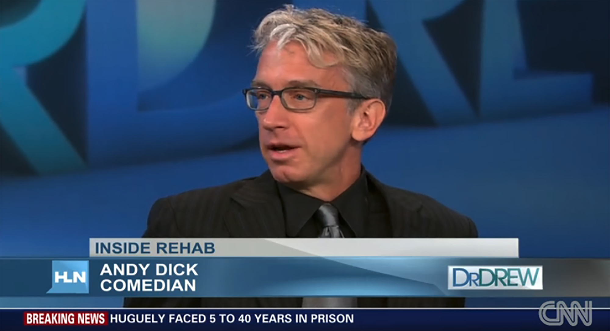 Andy Dick, comedian, speaking on Dr. Drew's show.