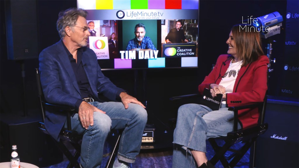 Tim Daly gushes over falling in love with Téa Leoni.