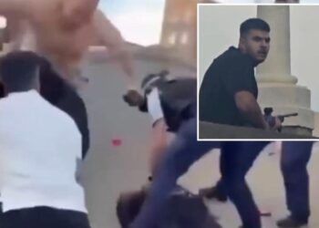 Enraged Aussie stomps on head of Bondi Beach gunman: viral video