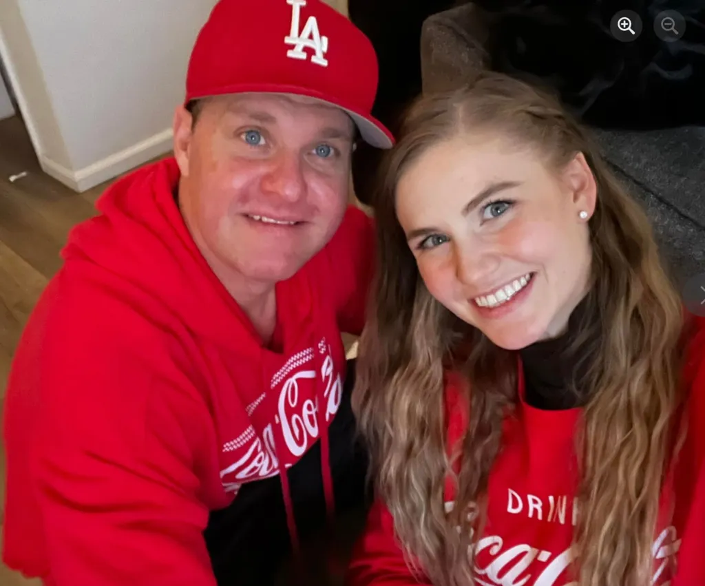 Zachery Ty Bryan and Johnnie Faye Cartwright smiling.