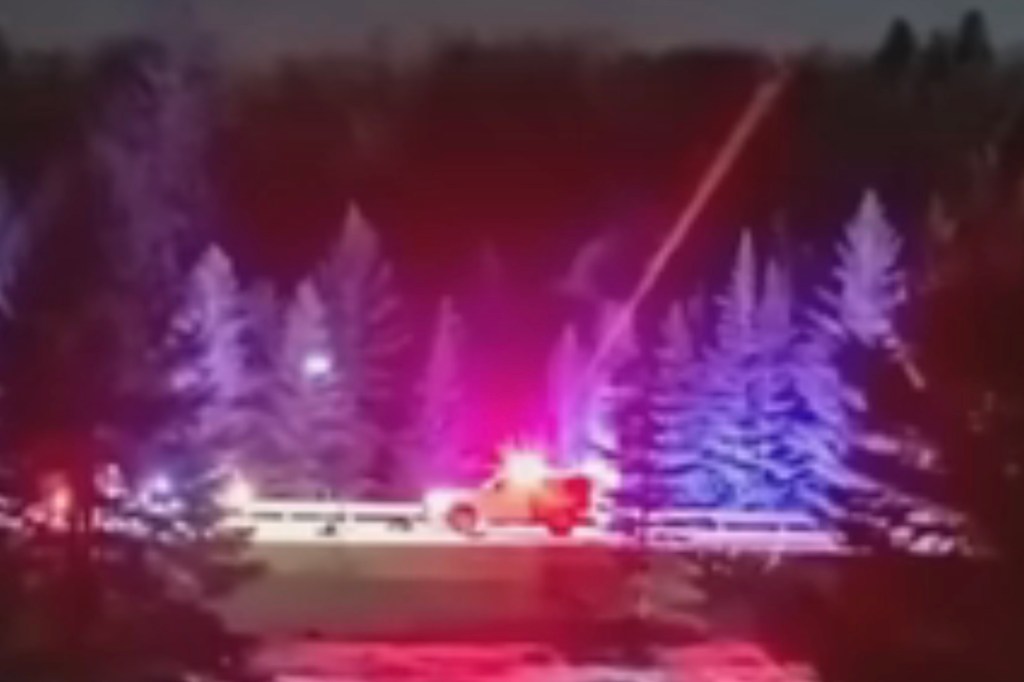 The scene of an attack against a border patrol agent in 2024, allegedly by Zizian members.