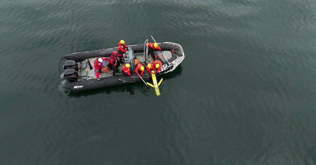 An Antarctic Terror: Sending Data to a Watery Grave