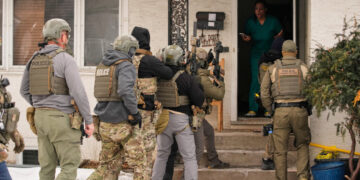 The Height of Close-Combat Weaponry Is on This Woman’s Doorstep