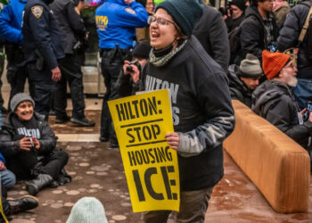 The Immigration Battle Comes, Loudly, to Budget Hotels