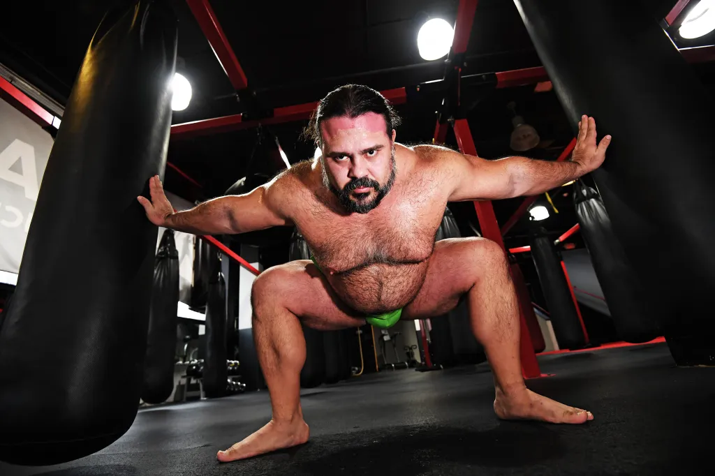 Ortiz looks into the camera.