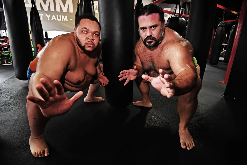 Kofi Miller, left, and Josh Ortiz in Westchester.