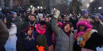 Amid Poetry, Song and the Cold, Mamdani’s Inauguration Evokes Hope