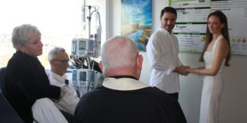 Rushing to Her Father’s Hospital Bedside, with a Wedding in Tow