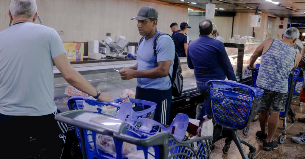With the President Gone, Venezuelans Race to Stock Up on Food