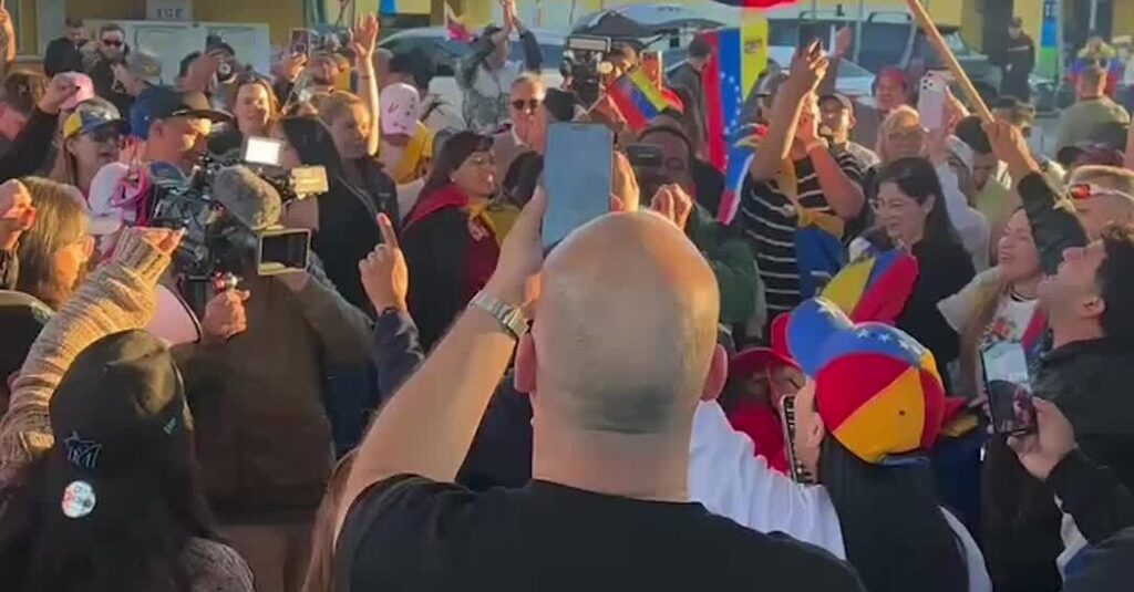 In South Florida, Venezuelans Revel in Maduro’s Capture