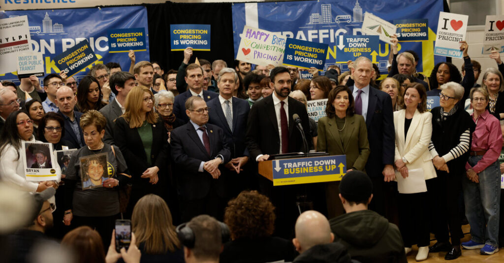 Mamdani and Hochul Unite to Cheer Congestion Pricing on Anniversary