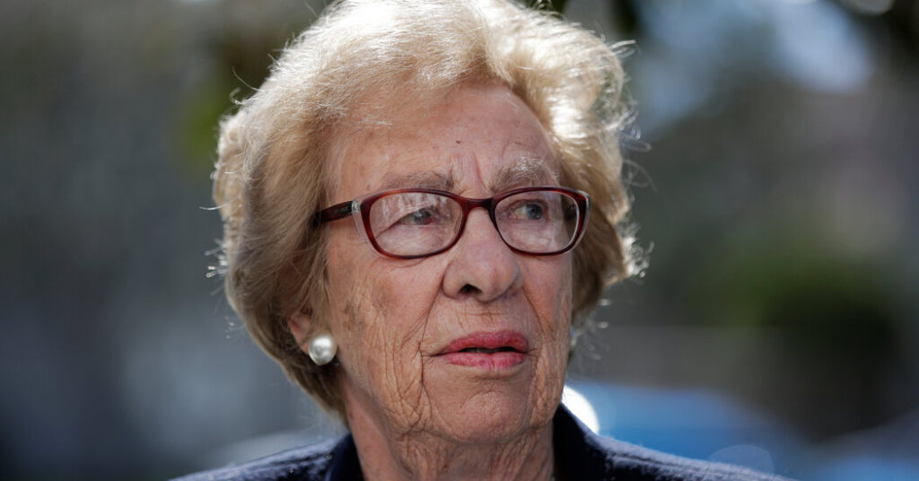 Eva Schloss, Anne Frank’s Stepsister and Auschwitz Survivor, Dies at 96